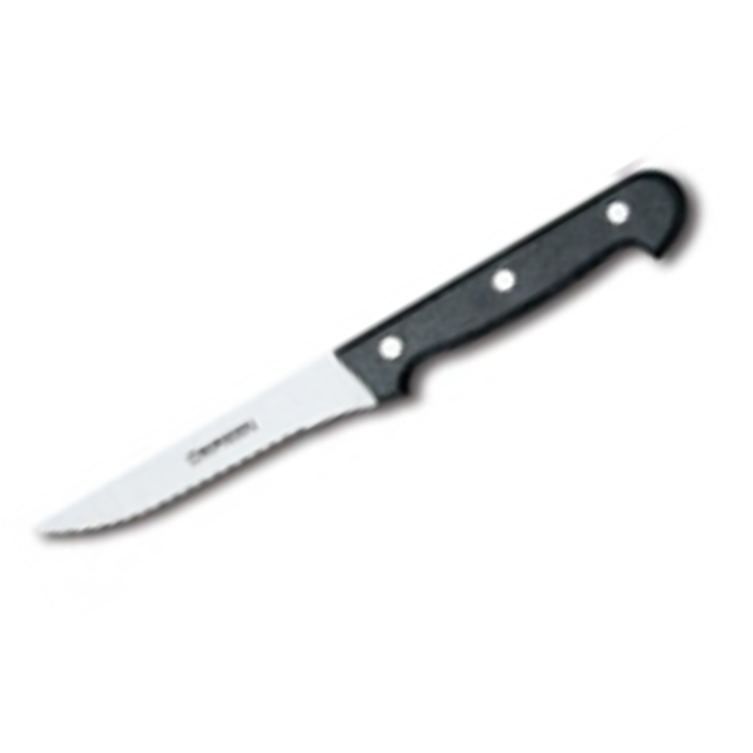 Entrecote Knife 11cm Serrated, 3-Rivet Handle, Box of 4 — Fischer France