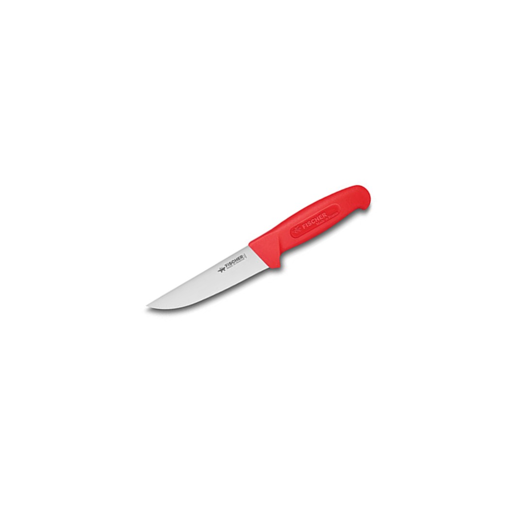 Butcher Knife 14 cm Red Profinox Handle — Fischer France