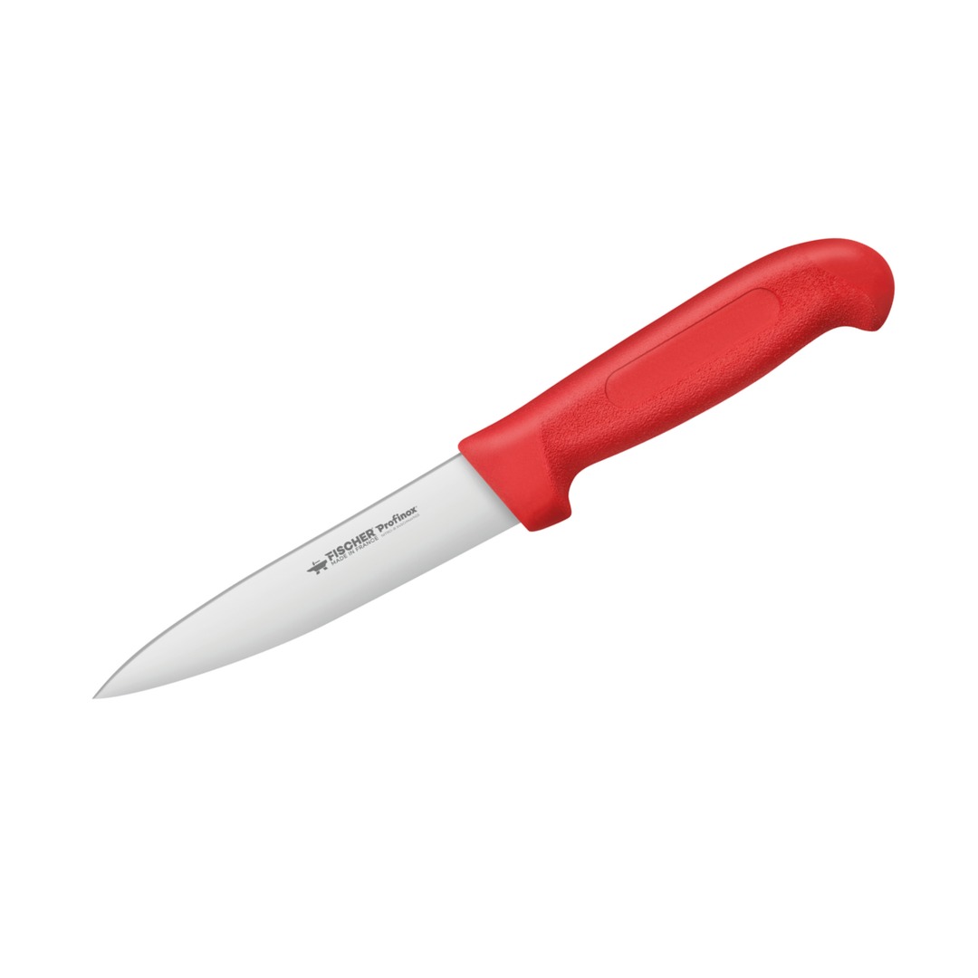 Sticking Knife 14cm Red Profinox Handle — Fischer France