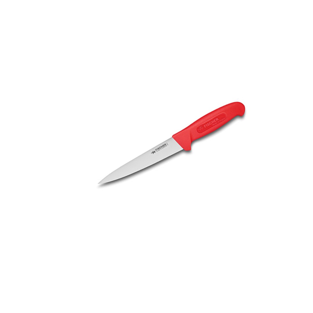 Bleeding Knife 14cm Red Profinox Handle — Fischer