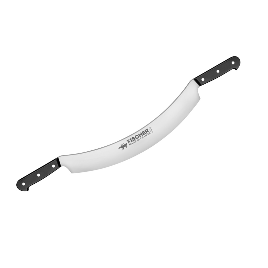 Curved Two-Handle Cheese Knife 35cm — Fischer France
