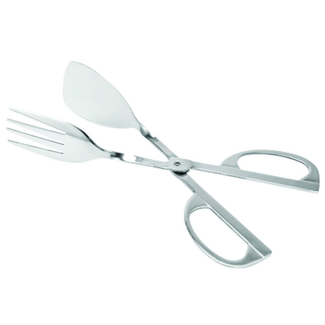 Stainless Steel Scissor Salad Tongs 250mm — TKF France