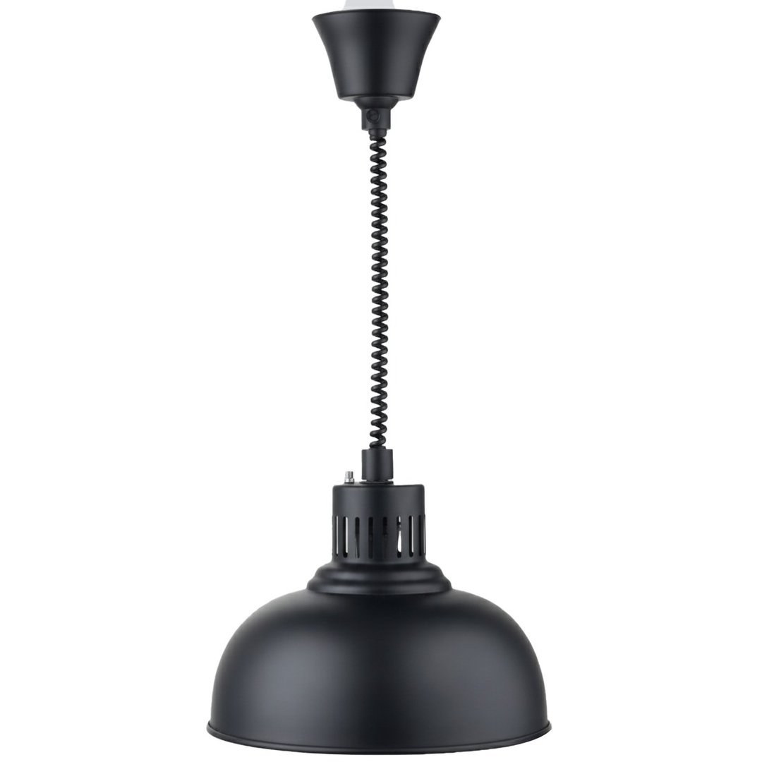 Hanging Heat Lamp 250mm Black Metal — TKF France