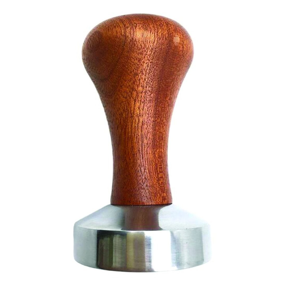 Coffee Tamper Dark Beech Handle 58mm — TKF France