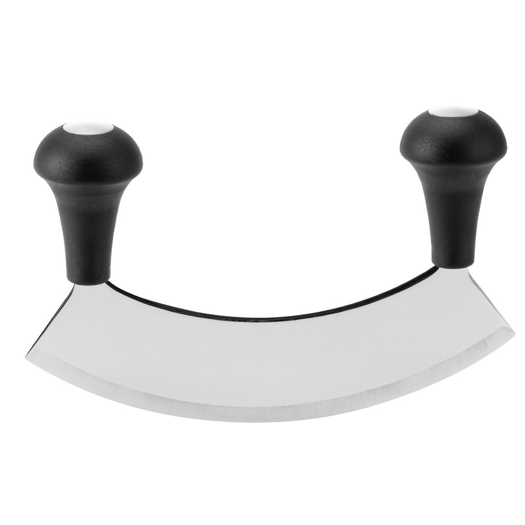 Double Handle Mincing Knife 25cm — TKF