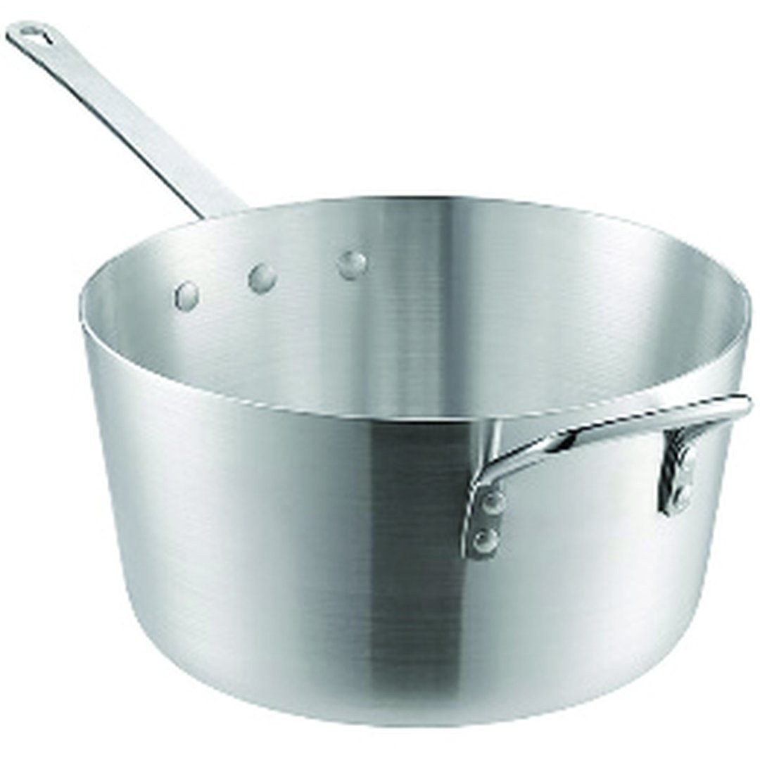 Tapered Aluminum Sauce Pan 10 Qt, 2.5mm — TKF France