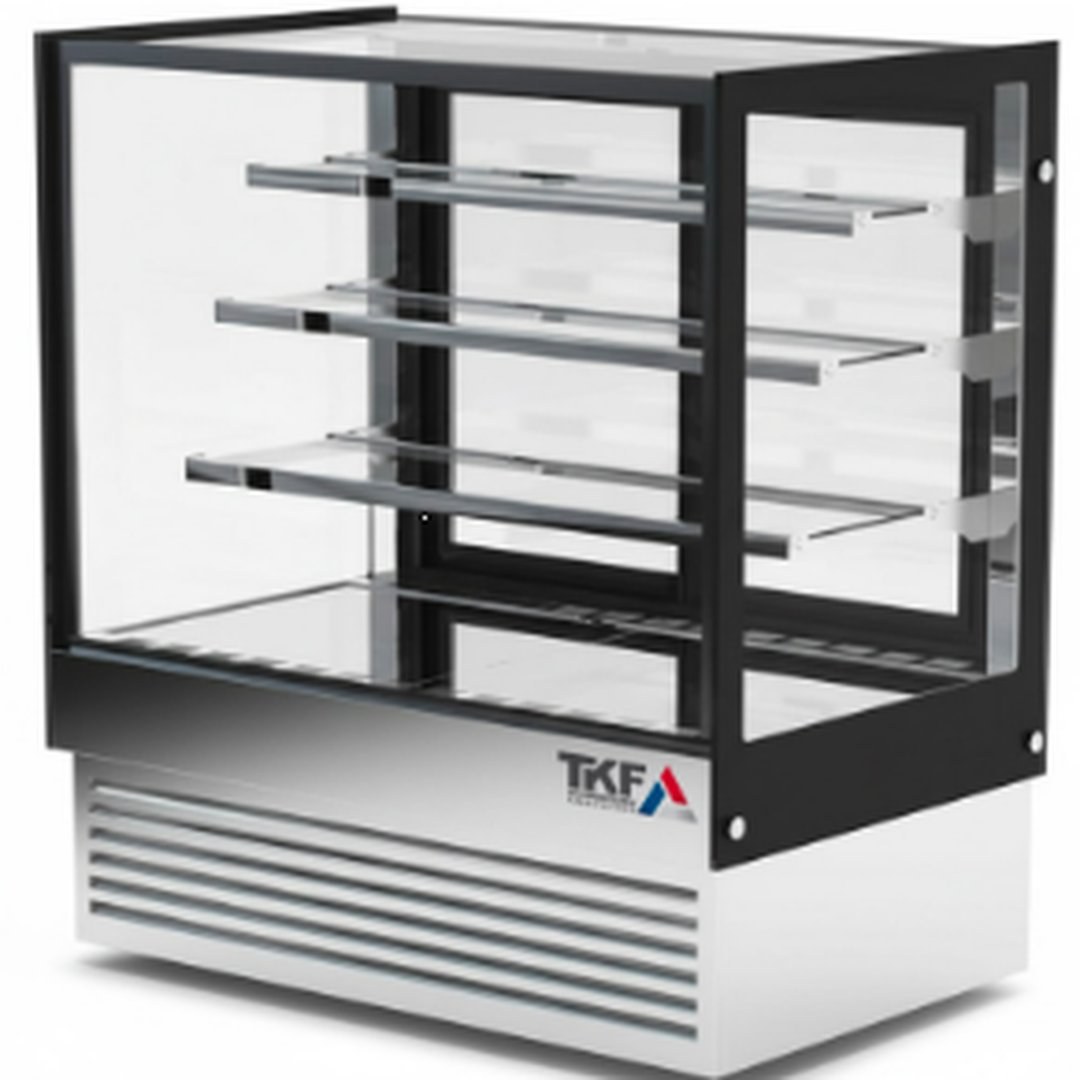 Cake Showcase 4-Side Glass 150cm Ventilated — TKF France