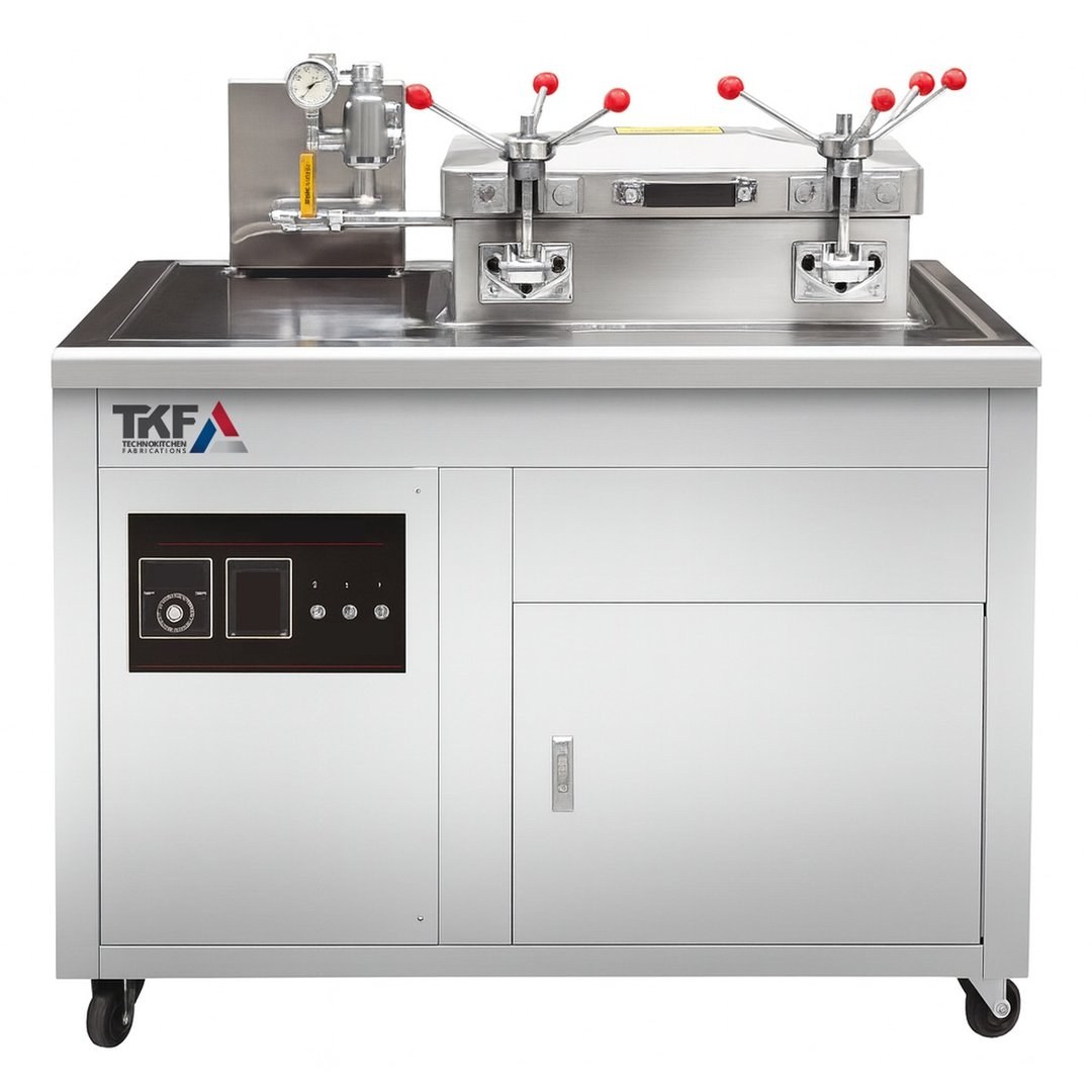 Gas Pressure Fryer 35L Single Bowl — TKF France