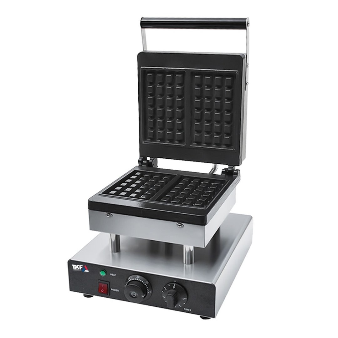 Single Electric Square Waffle Machine 1.6 kW — TKF France