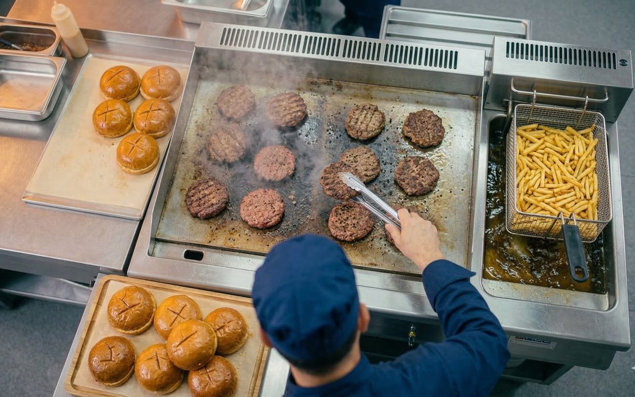 Burger Station Setup