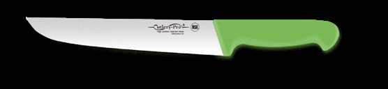 Straight Butcher Knife 18cm Green Handle — Cutlery Pro
