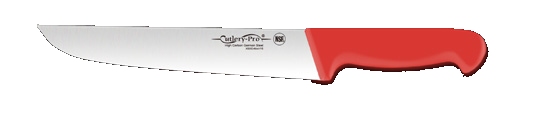 Straight Butcher Knife 18cm Red Handle RD201 — Cutlery Pro