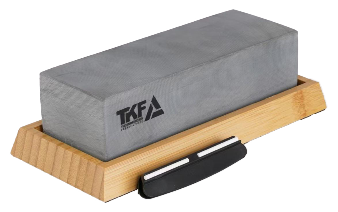 Natural Wet Sharpening Stone on Bamboo Base — TKF France